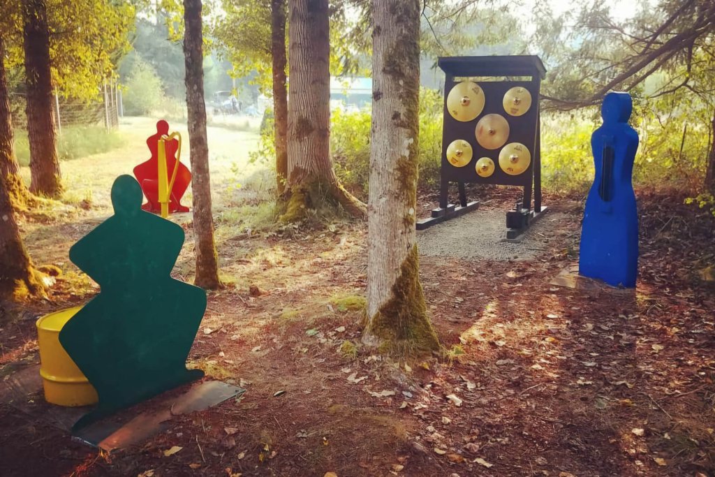 Photo of art in a Washington sculpture park